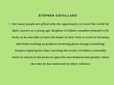 Stephen Crivillaro – Traveling the World – Working Abroad