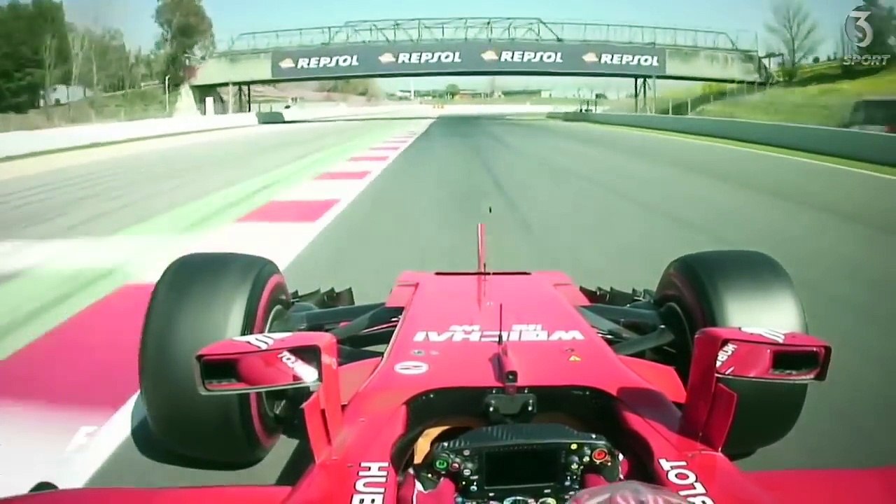 F1 2017 Onboard: Räikkönen Fastest Lap Of Testing