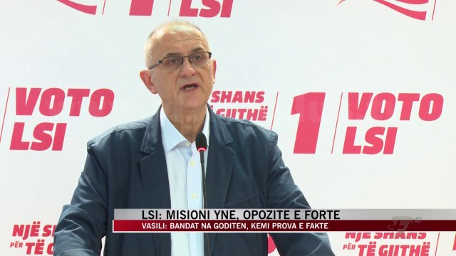 Vasili: Në opozitë do godasim blerjen e votës dhe paratë e drogës - News, Lajme - Vizion Plus