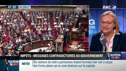 QG Bourdin 2017 : Messages contradictoires au gouvernement sur les impôts - 10/07