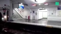 De violents orages à Paris entraînent des inondations dans le métro