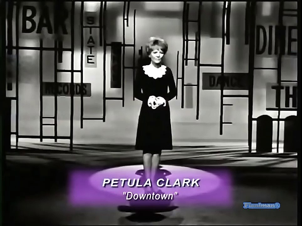 ♫ Petula Clark ♪ Downtown (TV Show 1965) ♫ Video & Audio Restored