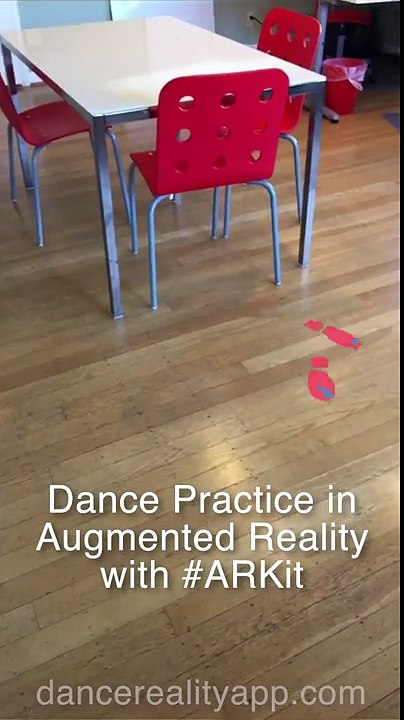 ARKit Dance Practice in Augmented Reality