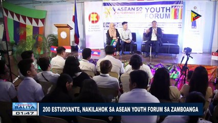 200 estudyante, nakilahok sa #ASEAN Youth Forum sa Zamboanga