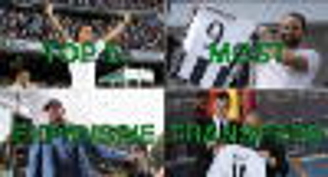Top 5 most expensive transfers