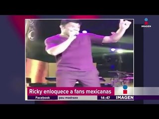 Ricky Martin dejó impactadas a las mujeres de la CDMX | ShowBiz | Noticias con Yuriria Sierra
