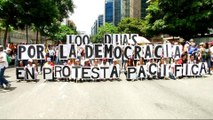 Venezuela crisis: 100 days of opposition protests