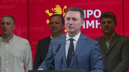 Груевски: Обвиненијата се со цел уништување на ВМРО-ДПМНЕ