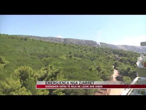 Emergjenca nga zjarret, vatra të reja në Lezhë dhe Dibër - News, Lajme - Vizion Plus