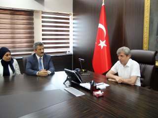 Zeki Tosun Vali Çınar'a ziyatret