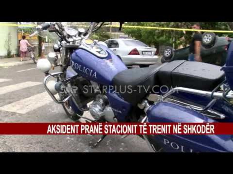 AKSIDENT PRANË STACIONIT TË TRENIT NË SHKODËR
