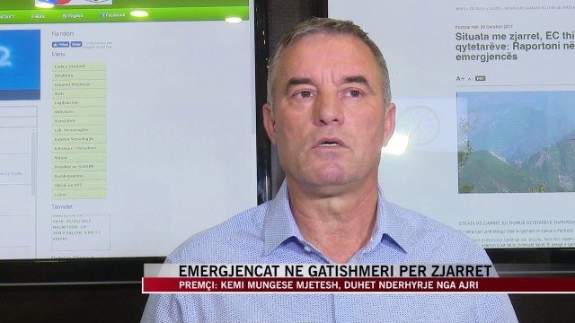 Emergjencat në gatishmëri për zjarret - News, Lajme - Vizion Plus
