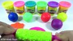 Learn Colors Play Foam Smiley Face Surprise Eggs Play Doh Balls Ice Cream Fun & Creative f