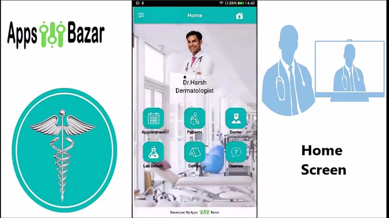 Get AppsBazar Doctor mobile App Innovative approach for Doctor