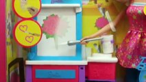 Et par par coloration poupée peinture professeur jouets avec Barbie art barbie kelly disneycartoys