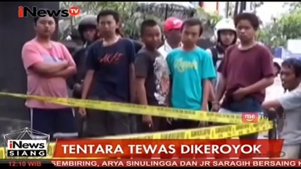 Warga Datangi Lokasi Pengeroyokan Anggota TNI di Bali