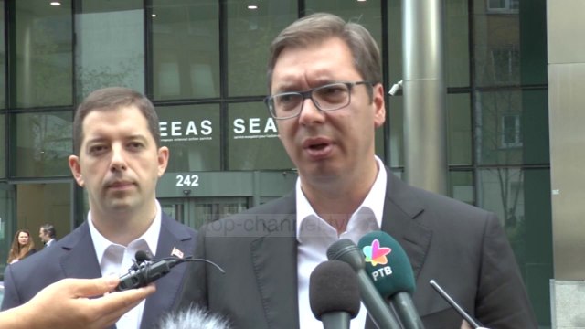 Takimi në Bruksel, Thaçi-Vuçiç - Top Channel Albania - News - Lajme