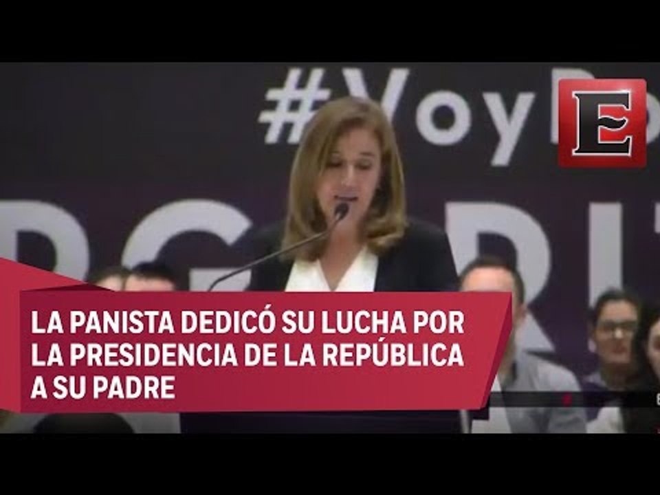 Margarita Zavala cierra su gira pese al luto por la muerte de su padre