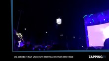 Un acrobate fait une chute mortelle à Madrid, le spectacle continue