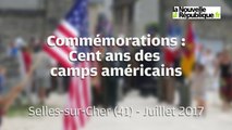 VIDEO. Selles-sur-Cher ( 41). Commémorations du centenaire de l'arrivée des camps américains en Sologne