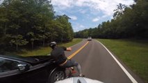 Cyclist's helmet cam captures shocking hit-and-run in Tennessee