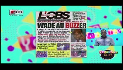 REPLAY - Revue de Presse - Pr : MAMADOU MOUHAMED NDIAYE - 10 Juillet 2017