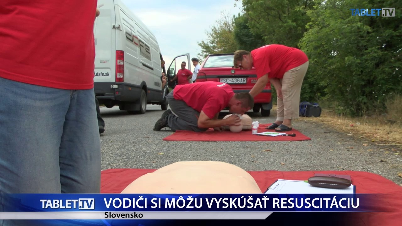 VODIČI SI MÔŽU VYSKÚŠAŤ RESUSCITÁCIU