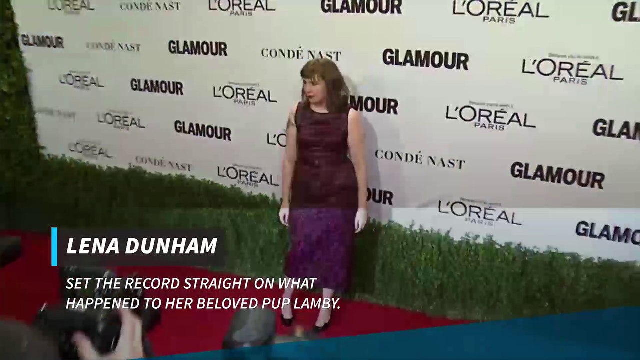 Lena Dunham opens up about giving up her dog
