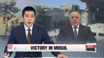 Iraqi PM declares victory against IS in Mosul