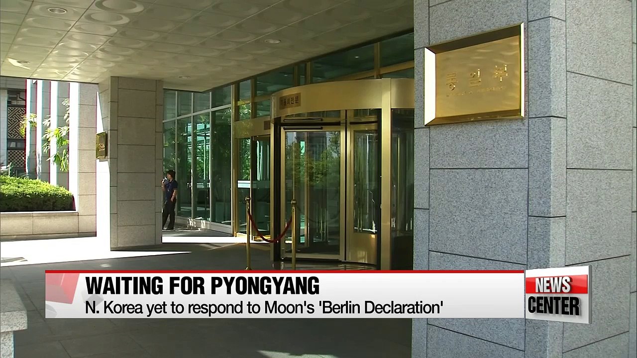 Seoul waiting for N. Korea to respond to Pres. Moon's 'Berlin Declaration'