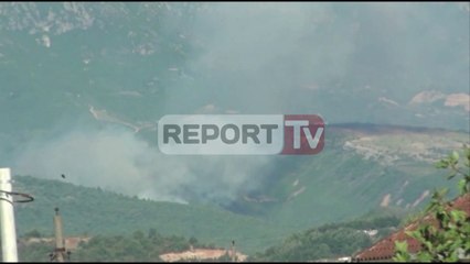 Zjarr në Mukje të Krujës, zjarrfikësja nuk ndërhyn, shkak tereni i vështirë