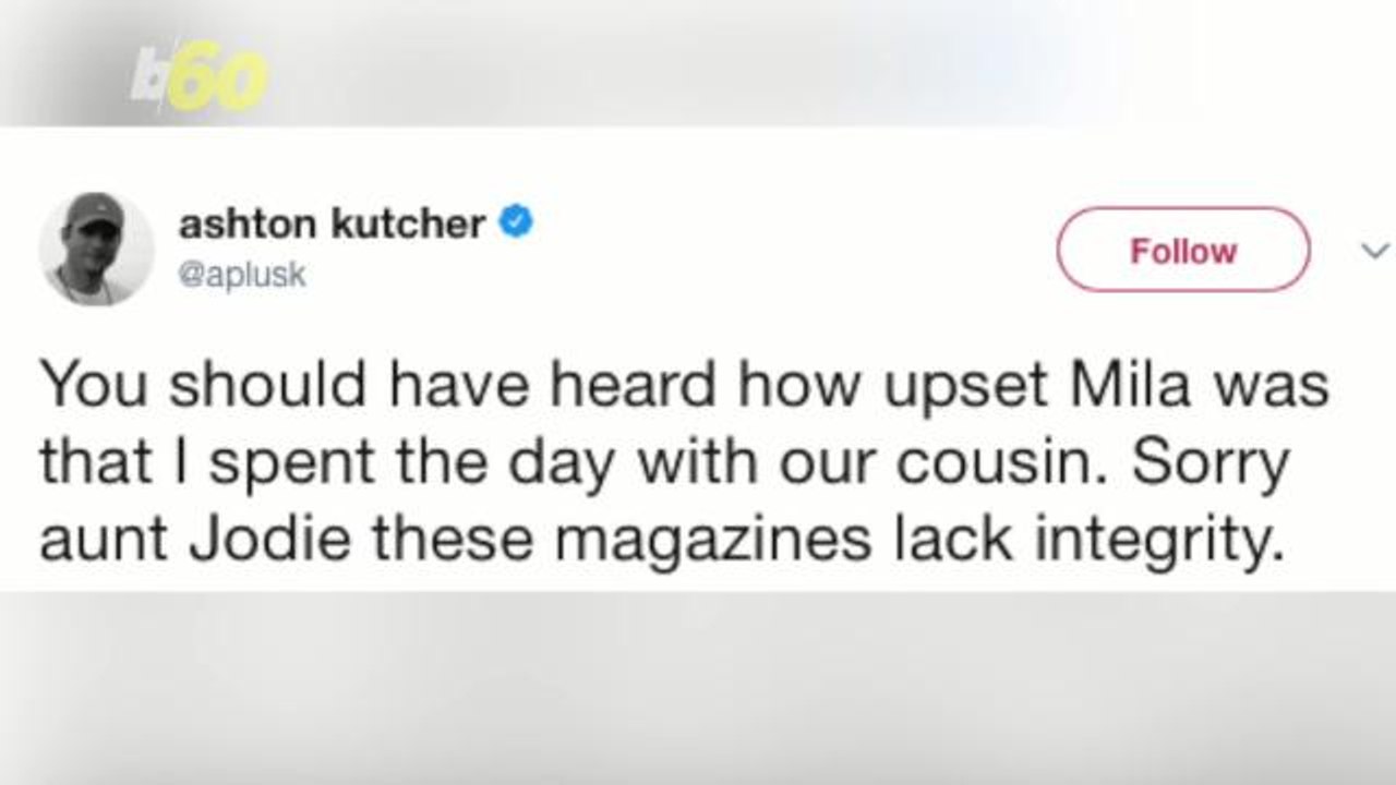 Ashton Kutcher Slams Tabloid "Affair" Report, That's My Cousin!