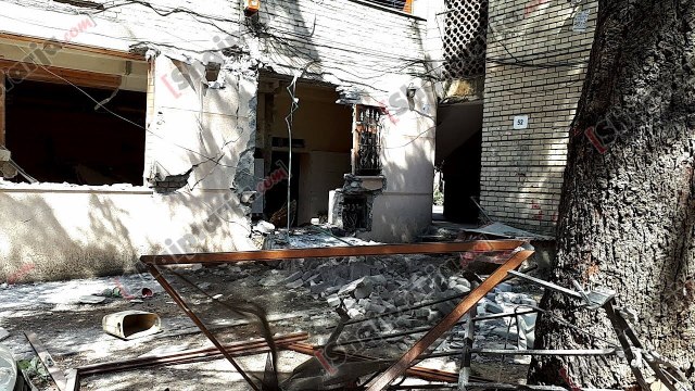 Report TV - Tiranë, shpërthim gazi në një biznes në katin e I të një pallati