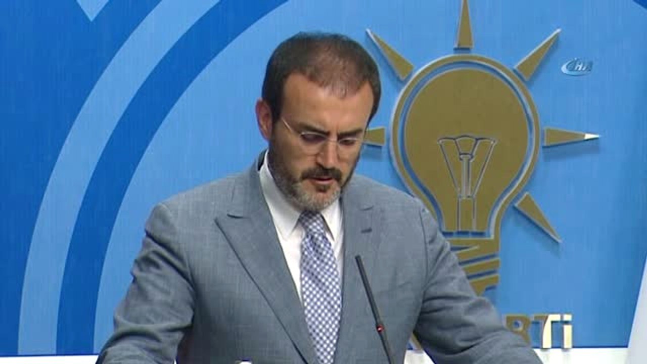 AK Parti Genel Başkan Yardımcısı Mahir Ünal Parti Genel Merkezinde Basın Toplantısı Düzenledi
