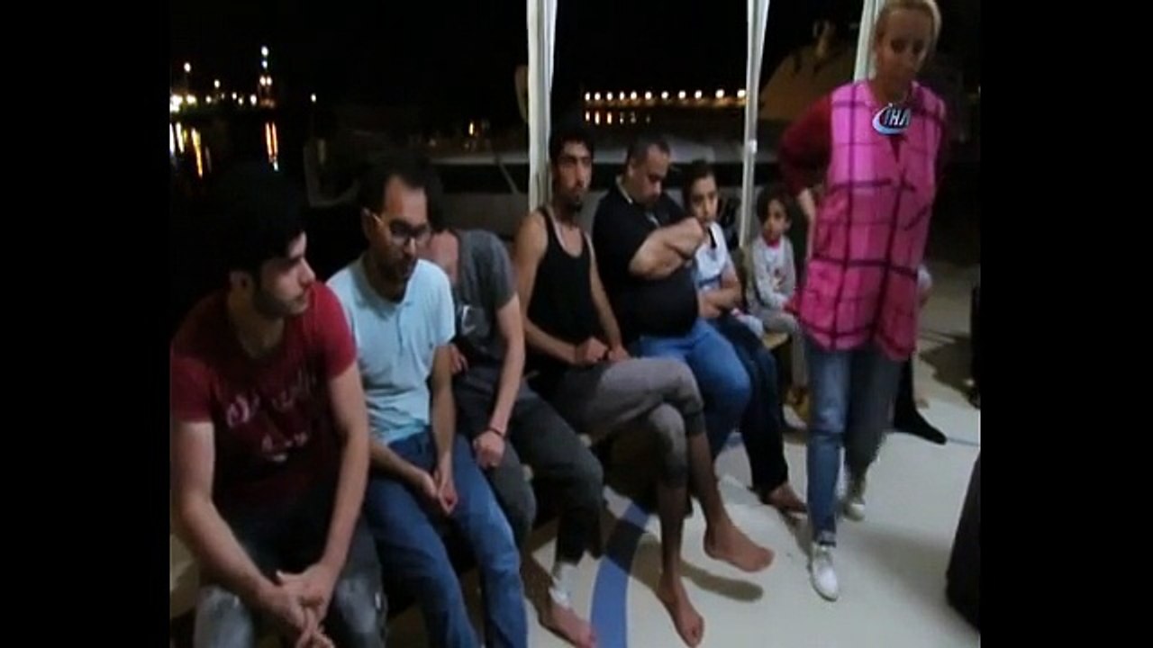 Botları batan 28 mülteciyi sahil güvenlik kurtardı