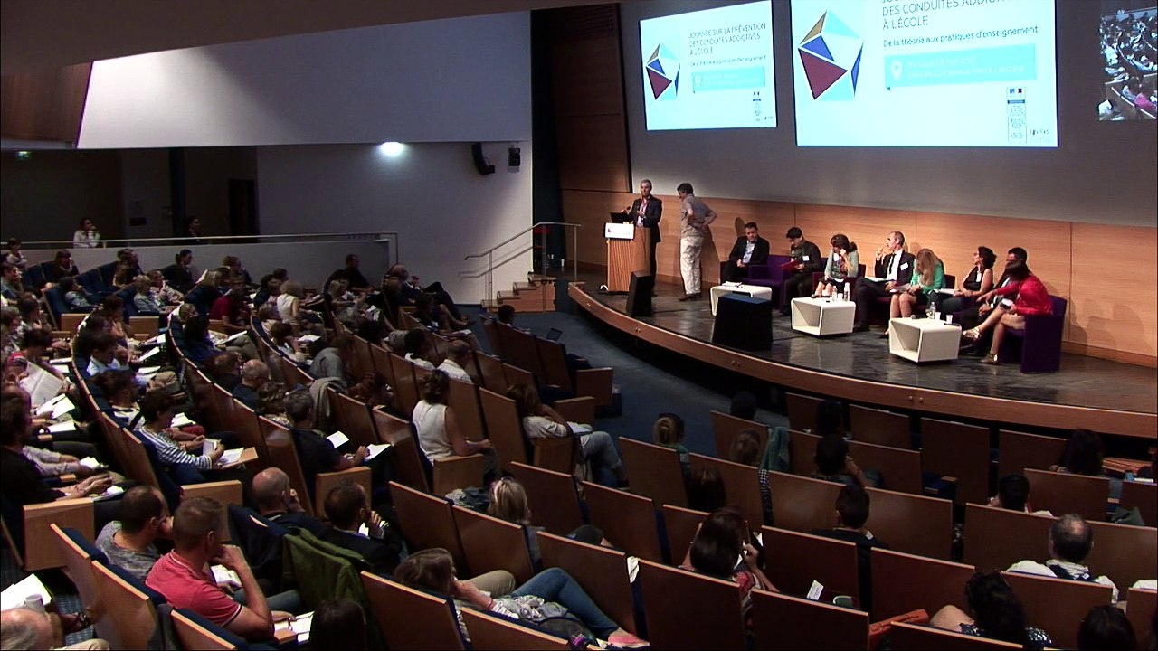 14 - Interventions d’Olivier PHAN et Luc PHAM - Table ronde : « Perspectives pour une prévention des conduites addictives encore plus efficace » - Journée sur la prévention des conduites addictives à l’Ecole, 28 juin 2017