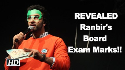 REVEALED: Ranbir Kapoor's Board Exam Marks!!