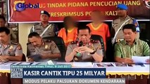 Kasir Cantik Tipu Rp 25 Miliar