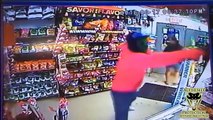 Armed Robber Meets Armed Clerk