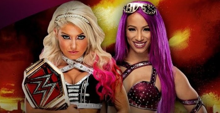 WWE Great Balls of Fire - Alexa Bliss vs Sasha Banks