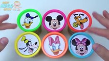 Lollipop Play Doh Clay Surprise Toys Donald Duck Rainbow Learn Colors Mickey Mouse Pluto t