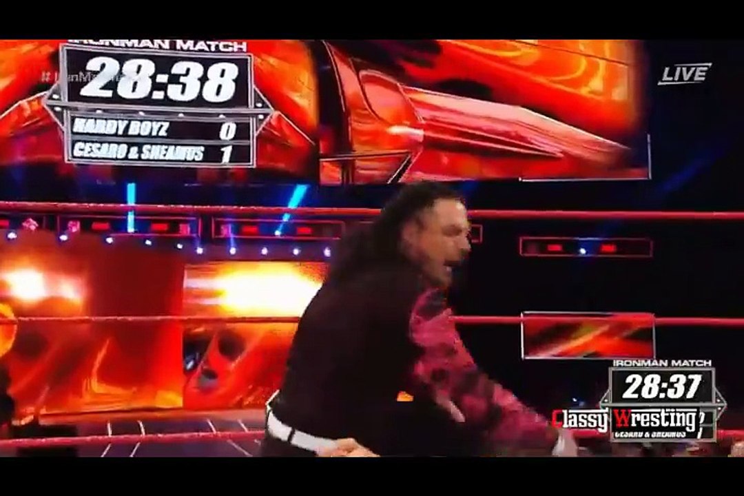 Sheamus & Cesaro vs  The Hardy Boyz - WWE Iron Man Tag Team Match WWE Great Balls of Fire