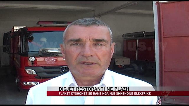Durrës, digjet restoranti në plazh - News, Lajme - Vizion Plus