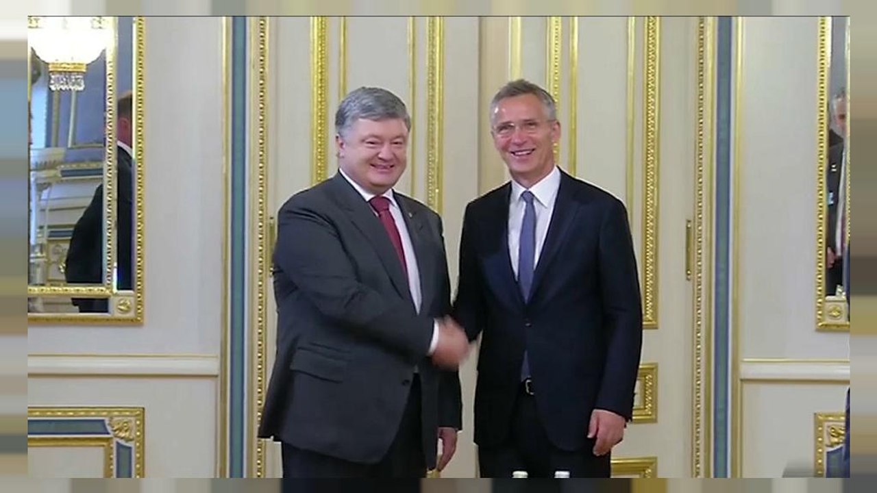 NATO-Generalsekretär Jens Stoltenberg in Kiew