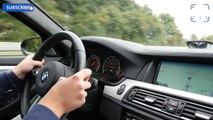 BMW M5 F10 vs Alfa Romeo Giulia Quadrifoglio AUTOBAHN Drive & Accelerations