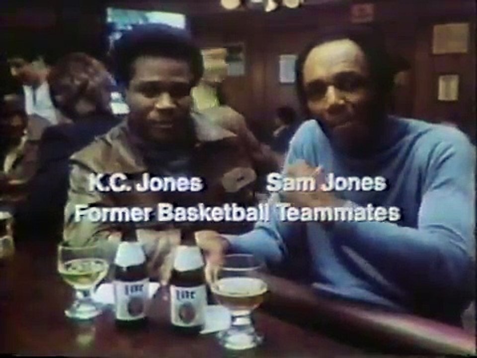 Retro 1977 Miller Beer KC Jones Sam Jones Commercial