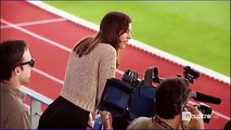 Cristiano Ronaldo flirting with journalist during Portugal training EURO 2016