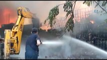 Bursa'da Boya Fabrikasında Yangın