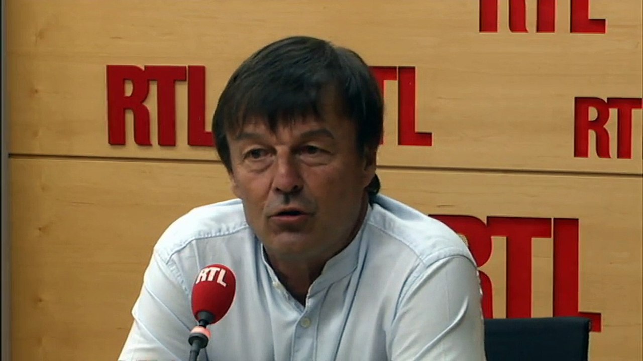 Serrer la main de Donald Trump sur les Champs-Elysées, "ne m'en demandez pas trop", répond Nicolas Hulot