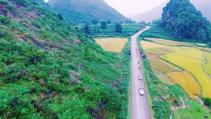 Thác Bản Giốc hùng vĩ đẹp như tranh vẽ - Flycam K